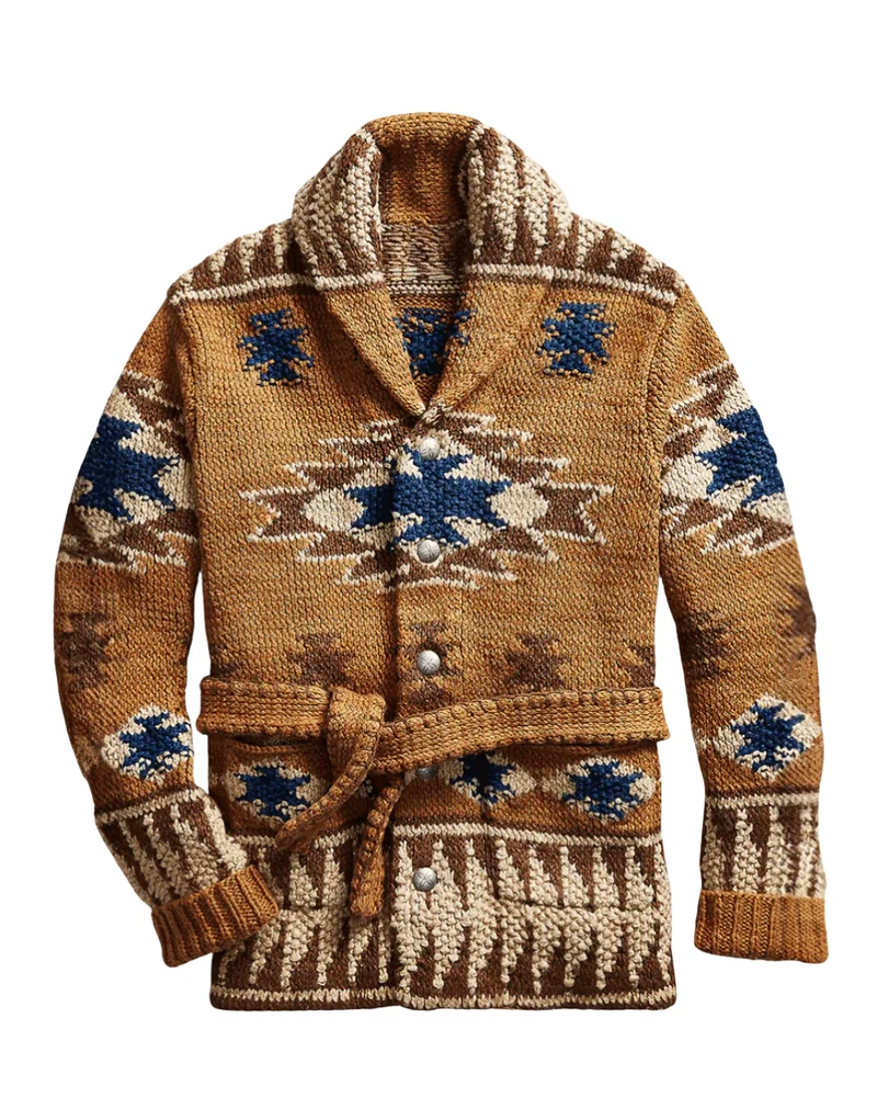 Elegant Jacquard Cardigan