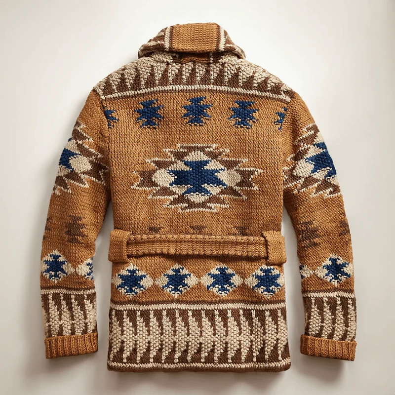 Elegant Jacquard Cardigan