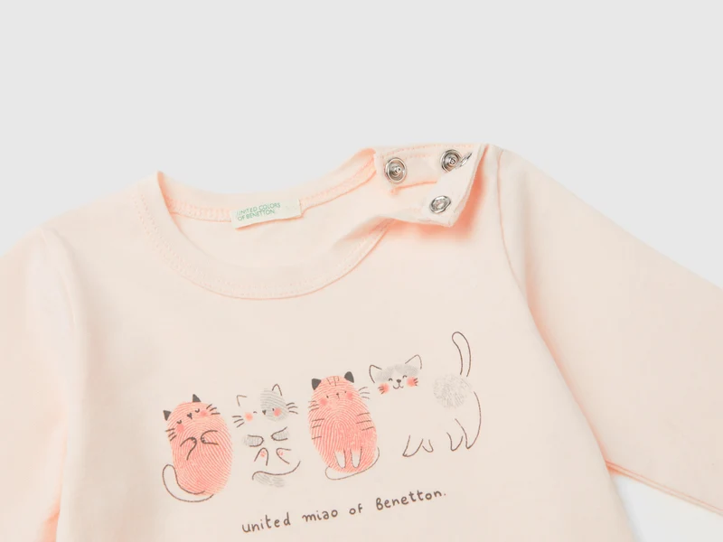 Bedrucktes T-Shirt aus Bio-Baumwolle