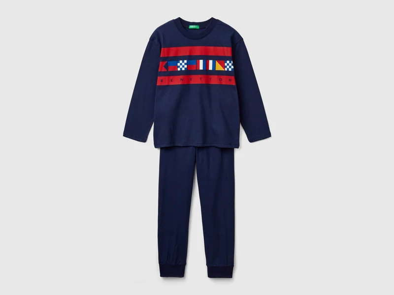 Pyjamas aus langstapeliger Baumwolle