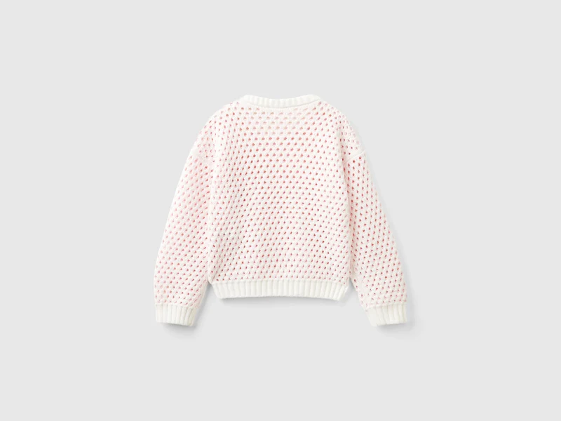 Chenille-Netzpullover