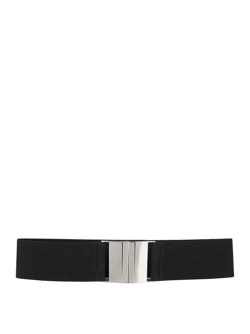 Cintura elastica da donna - argento