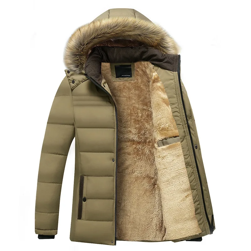Elegant Cotton Fleece Winter Jacket