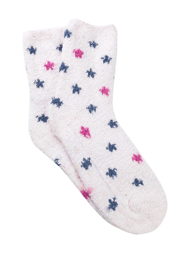 Calze donna morbidose antiscivolo - rosa