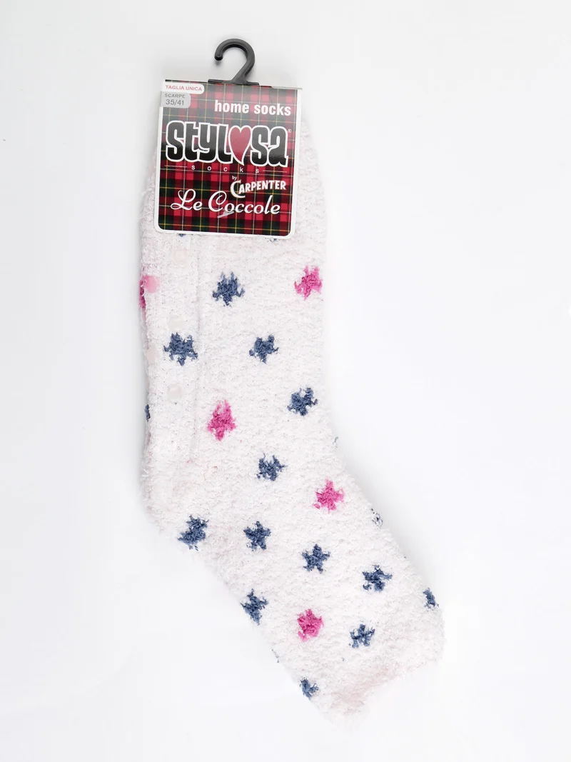Calze donna morbidose antiscivolo - rosa