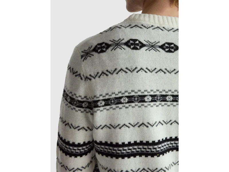 Jacquard-Pullover