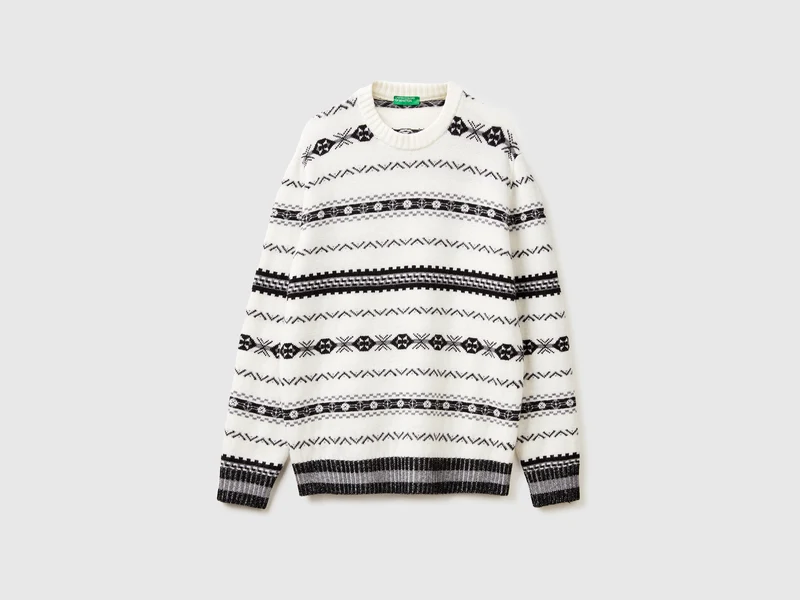 Jacquard-Pullover