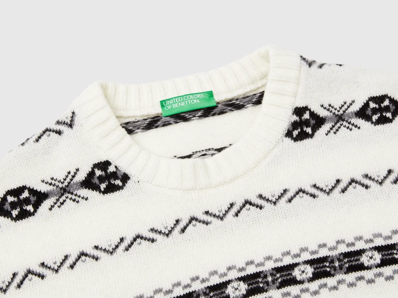 Jacquard-Pullover