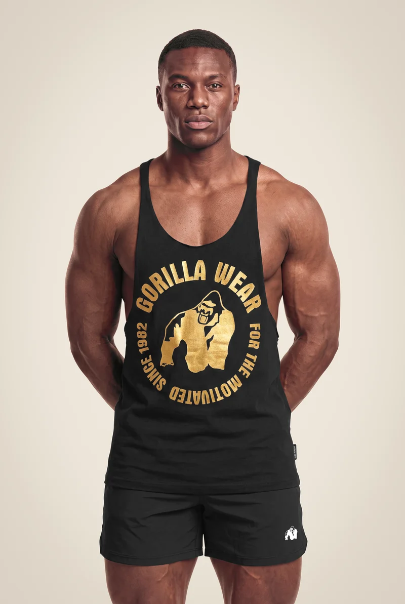 Melrose Stringer - Black/Gold