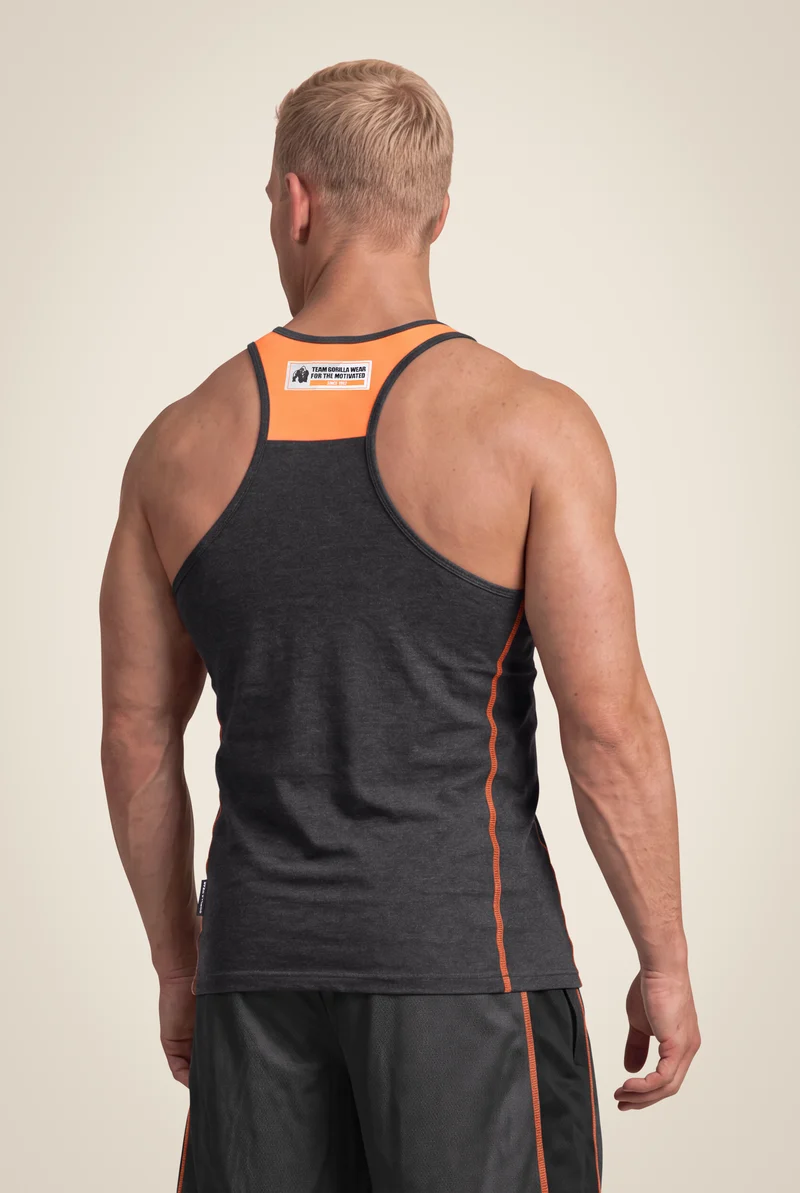 Wallace Tank Top - Gray/Orange