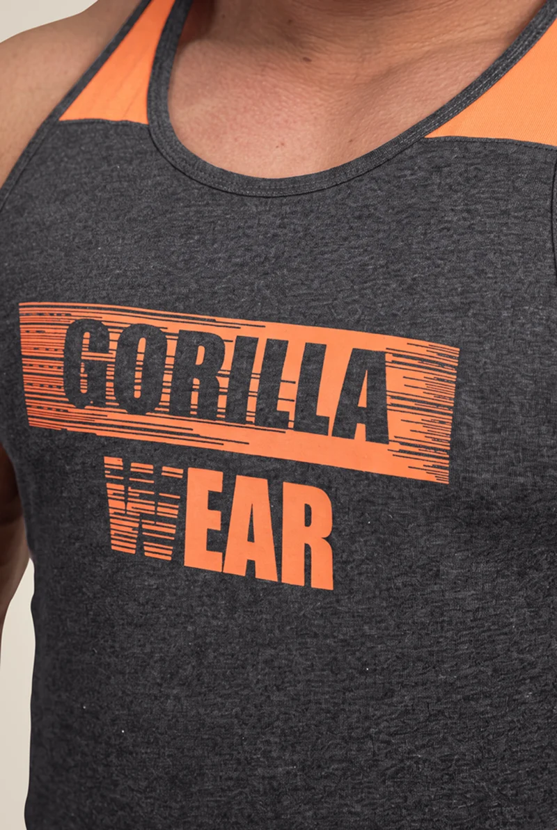 Wallace Tank Top - Gray/Orange