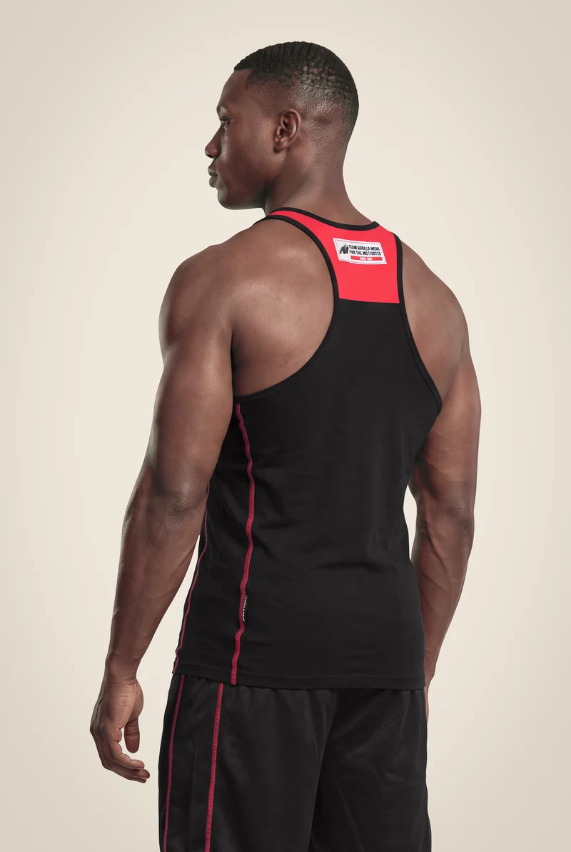 Wallace Tank Top - Black/Red
