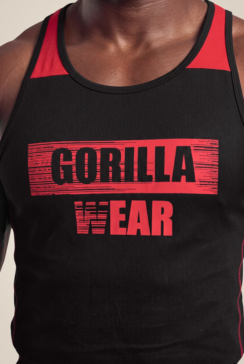 Wallace Tank Top - Black/Red