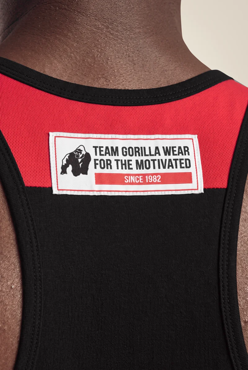Wallace Tank Top - Black/Red
