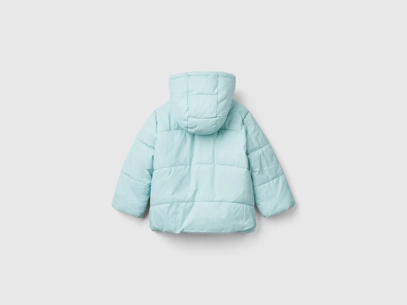 Wattierte Jacke mit Kapuze