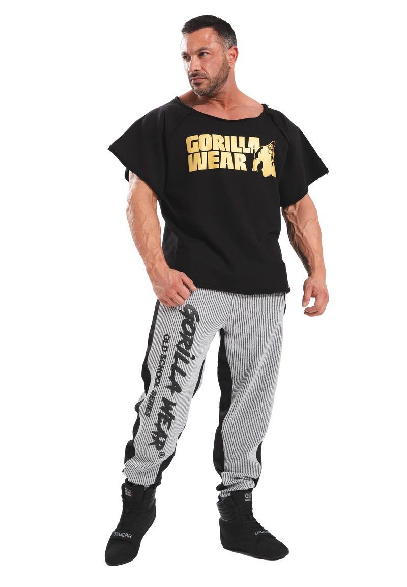 Classic Workout Top - Black/Gold