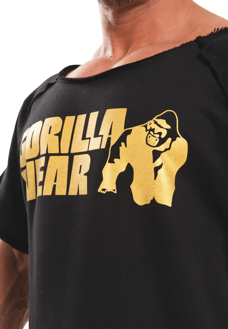 Classic Workout Top - Black/Gold