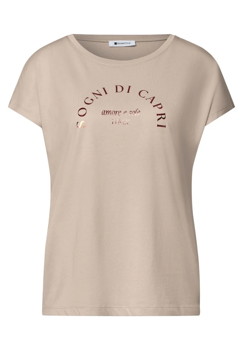 Dropped Shoulder Shirt mit Rundhals
