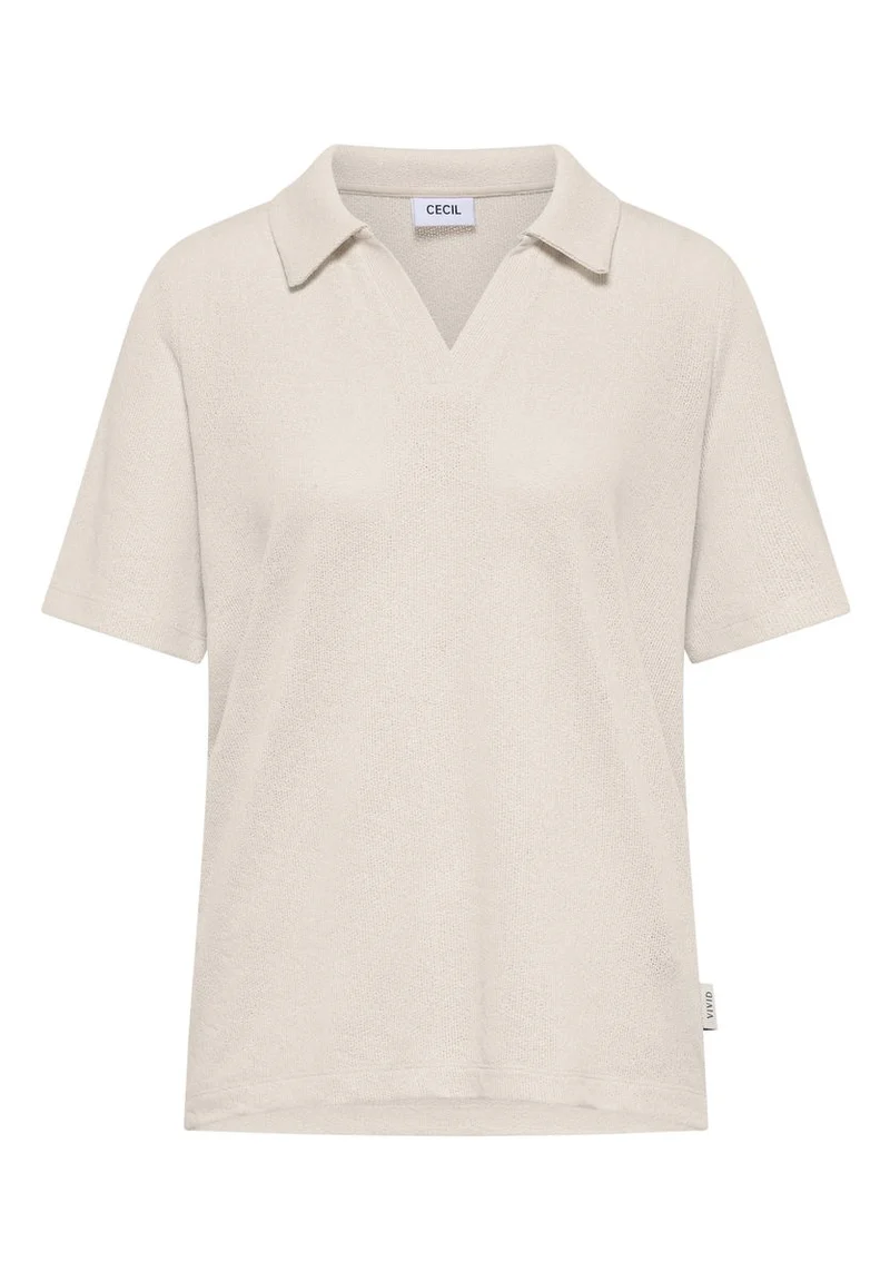 Kurzarm Poloshirt in Unifarbe