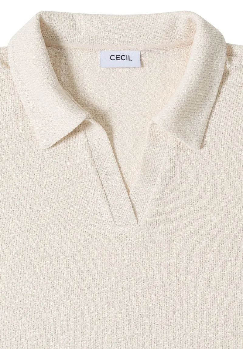 Kurzarm Poloshirt in Unifarbe