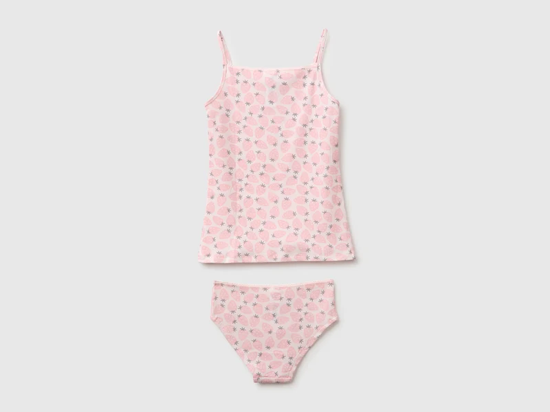 Unterwäsche-Set: Unterhemd und Culotte
