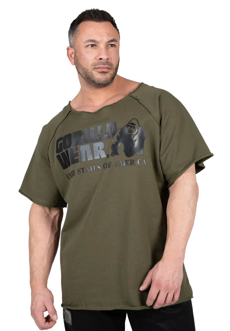 Classic Workout Top - Army Green
