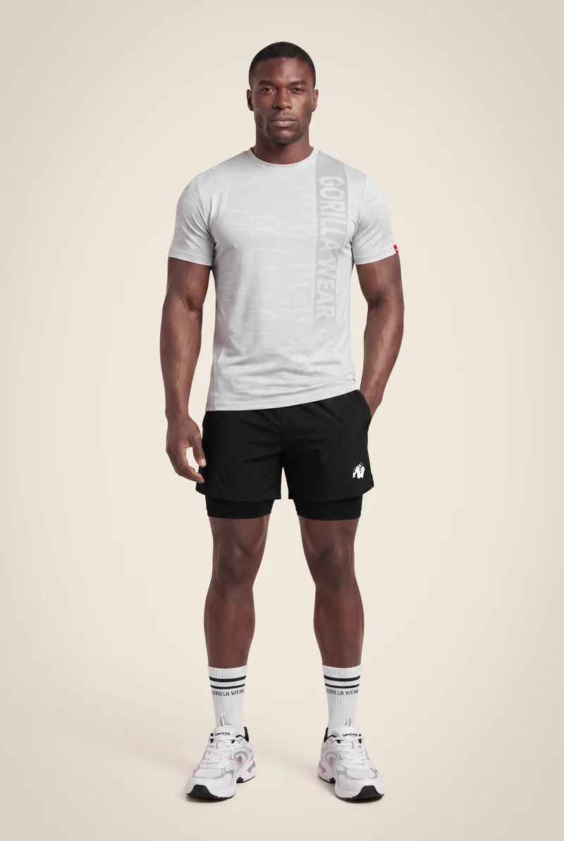 Lowell 2-In-1 Shorts - Black