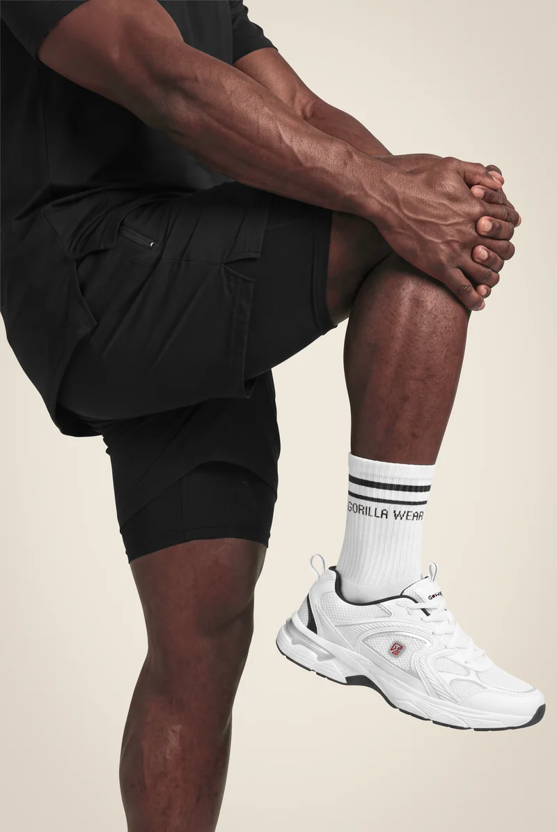 Lowell 2-In-1 Shorts - Black