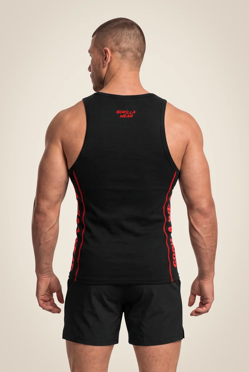 Monterey Tank Top - Black/Red