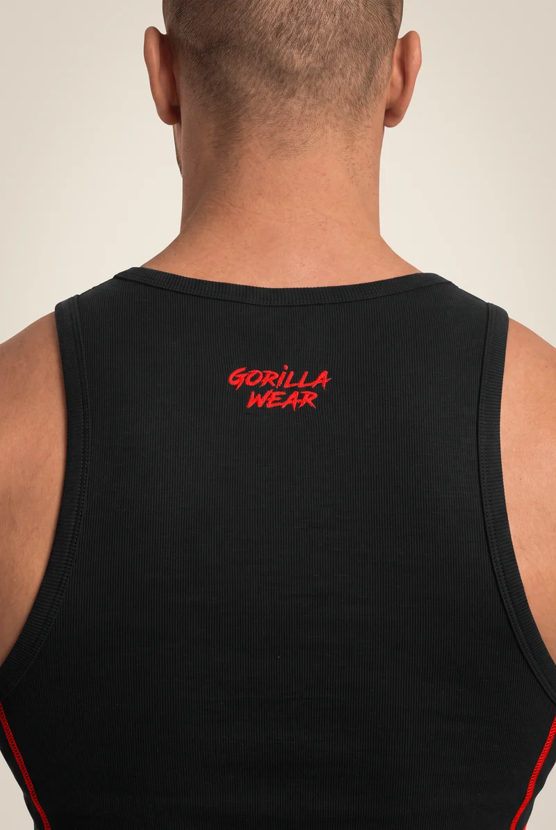 Monterey Tank Top - Black/Red