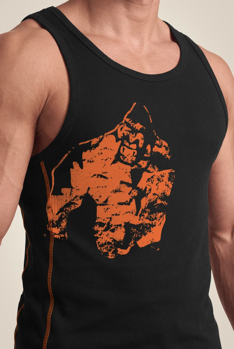 Monterey Tank Top - Black/Orange