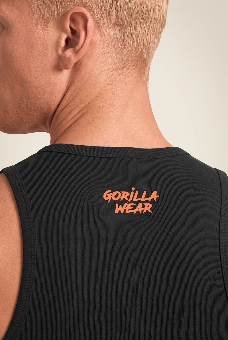 Monterey Tank Top - Black/Orange