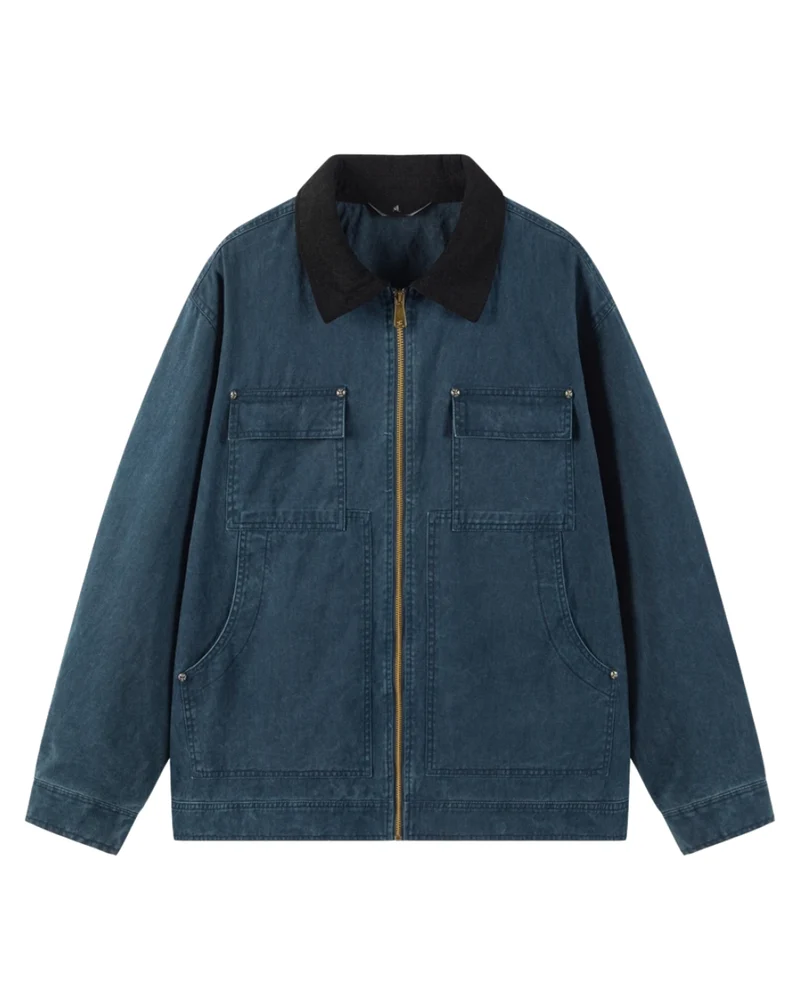 Elegant Cotton Denim Jacket