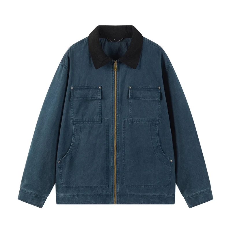 Elegant Cotton Denim Jacket