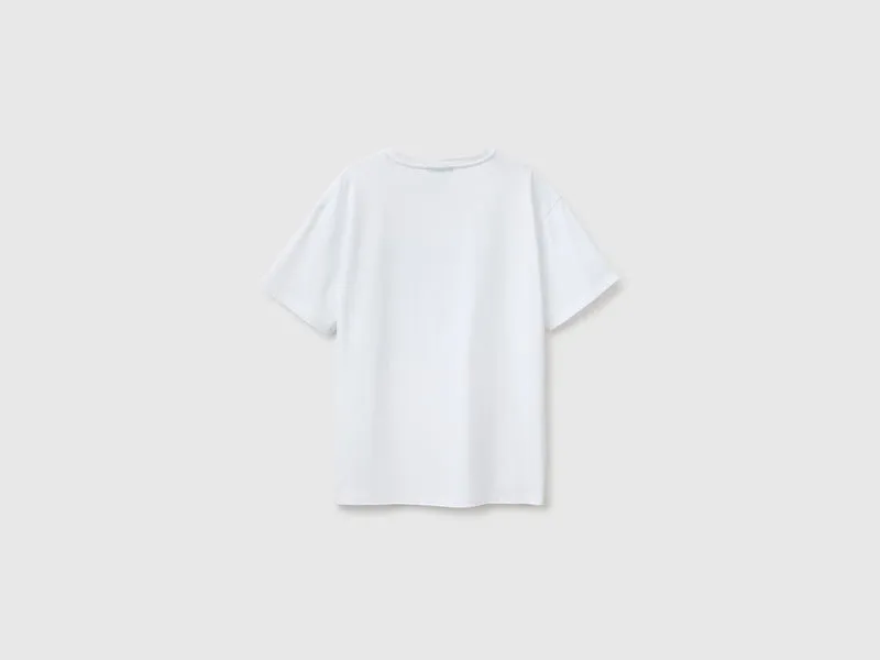 Übergroßes T-Shirt mit Aufdruck