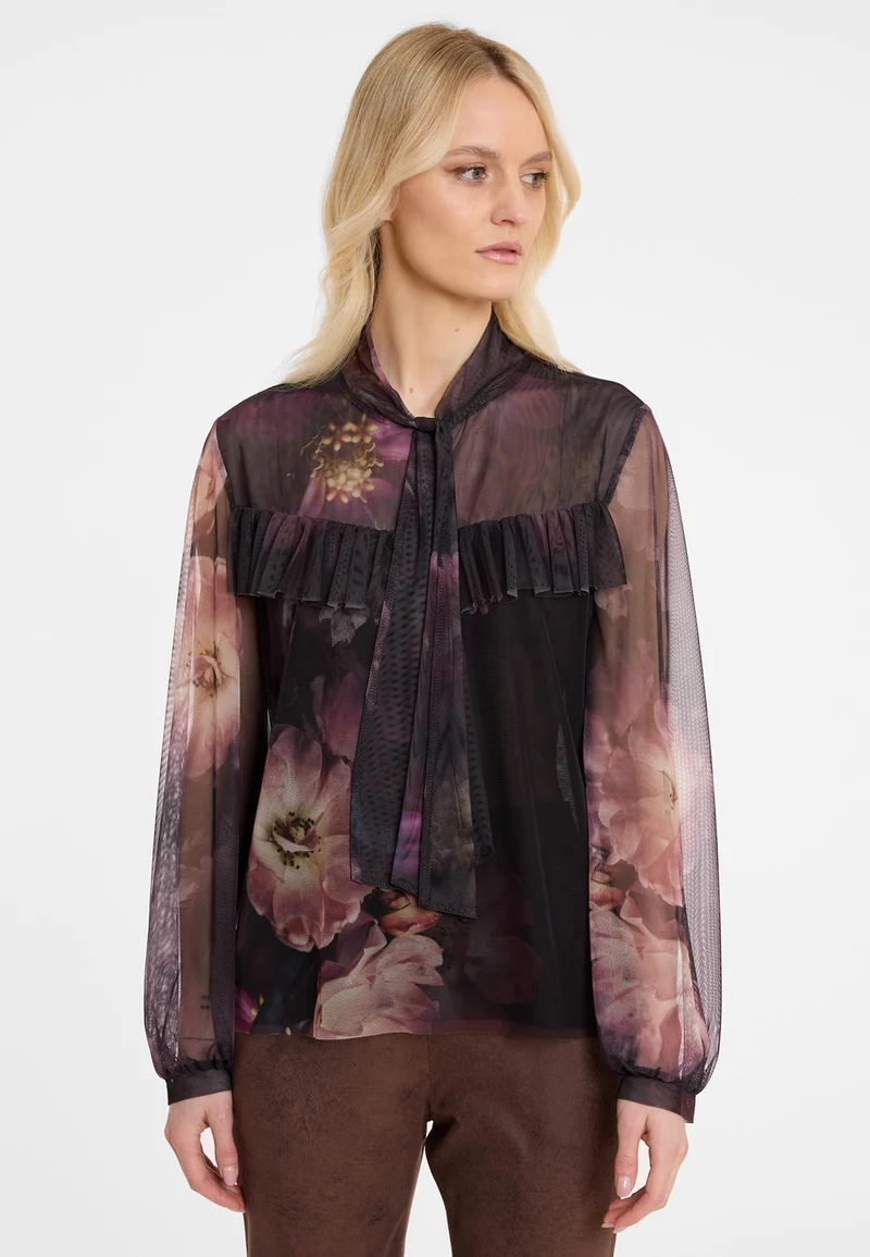 Krawattenbluse Azina