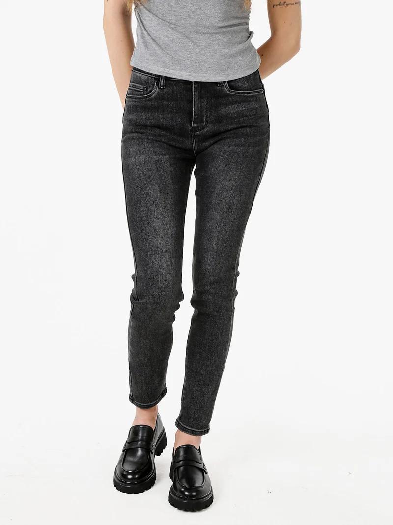 Jeans donna slim fit - nero