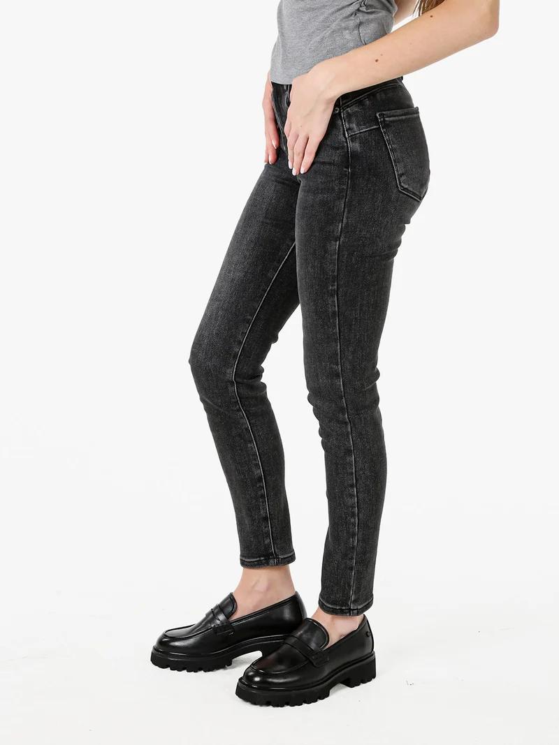 Jeans donna slim fit - nero