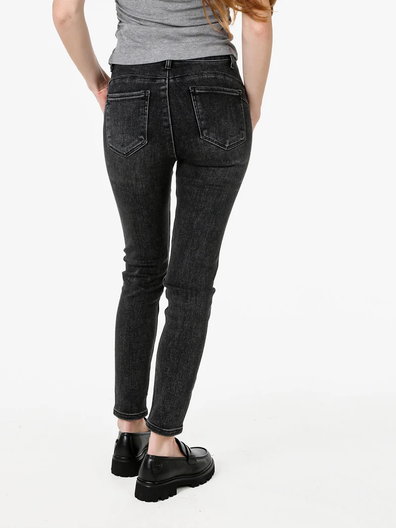 Jeans donna slim fit - nero