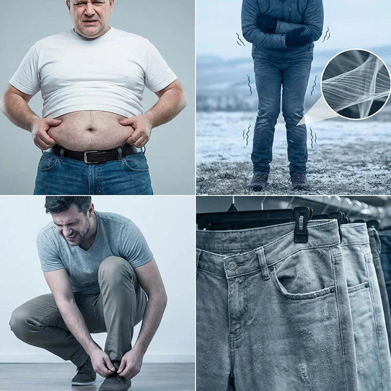 Herren Cordhose | Gerade geschnittene Winterhose mit verstellbarem Bund und optional wärmender Fütterung