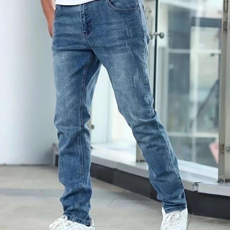 Herren Stretch Jeans | Flexible Denim Freizeithose aus Baumwollmischung für Komfort und Alltag