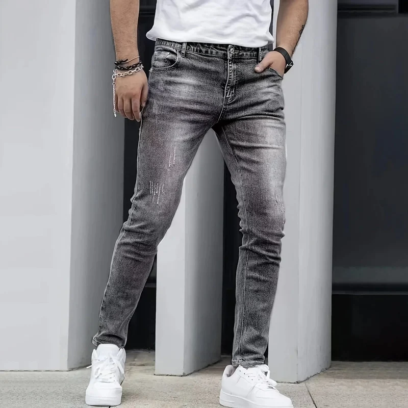 Herren Stretch Jeans | Flexible Denim Freizeithose aus Baumwollmischung für Komfort und Alltag