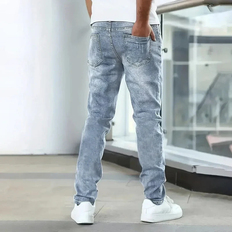 Herren Stretch Jeans | Flexible Denim Freizeithose aus Baumwollmischung für Komfort und Alltag
