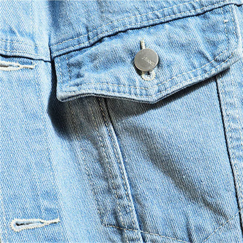 Elegant Hooded Denim Jacket