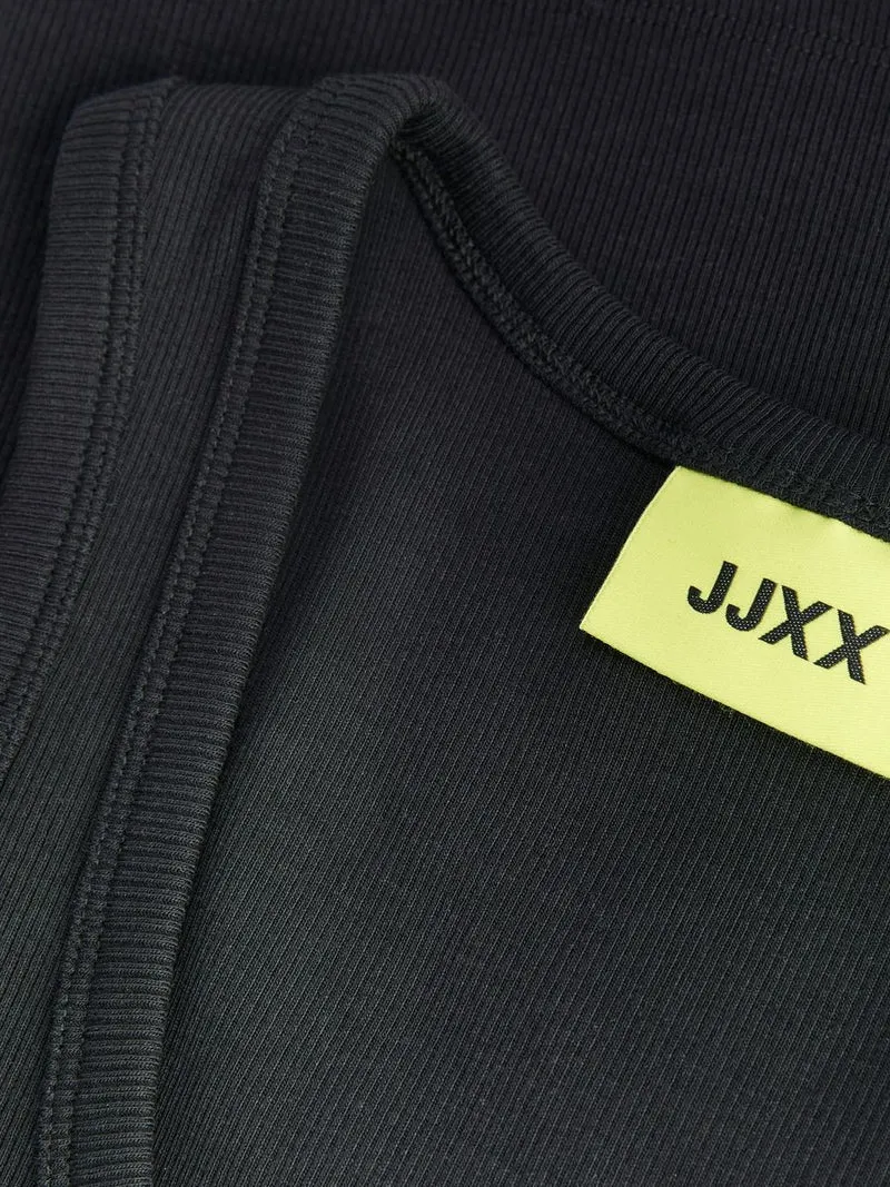 JXFRIDA SL U-NECK TOP JRS NOOS