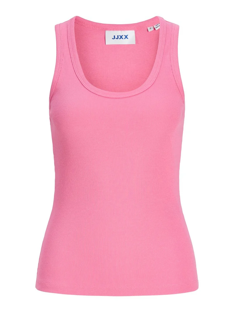JXFRIDA SL U-NECK TOP JRS NOOS