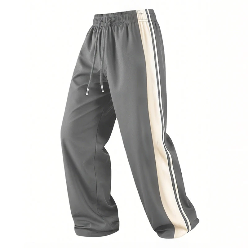 Herren Trainingshose Loose Fit | Jogginghose mit elastischem Bund, Kordelzug und weicher, atmungsaktiver Stoffqualität