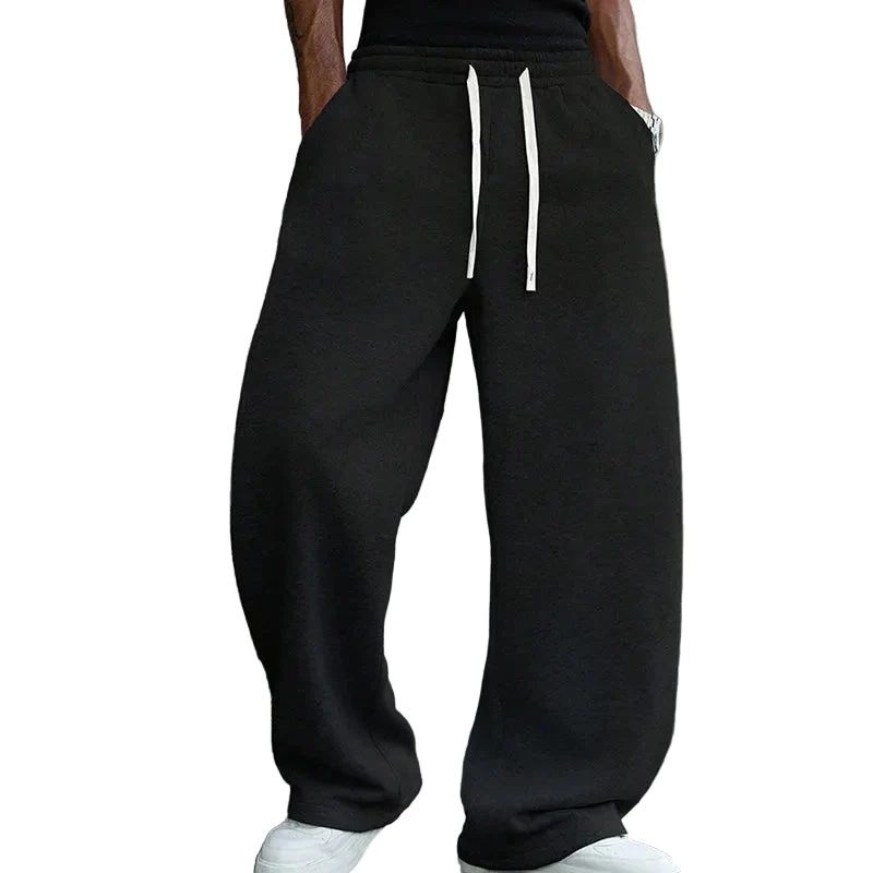 Herren Freizeithose mit Kordelzug | Locker geschnittene Hose mit elastischem Bund und strapazierfähiger Stoffqualität