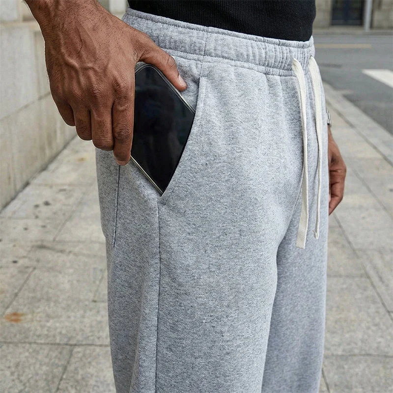 Herren Freizeithose mit Kordelzug | Locker geschnittene Hose mit elastischem Bund und strapazierfähiger Stoffqualität