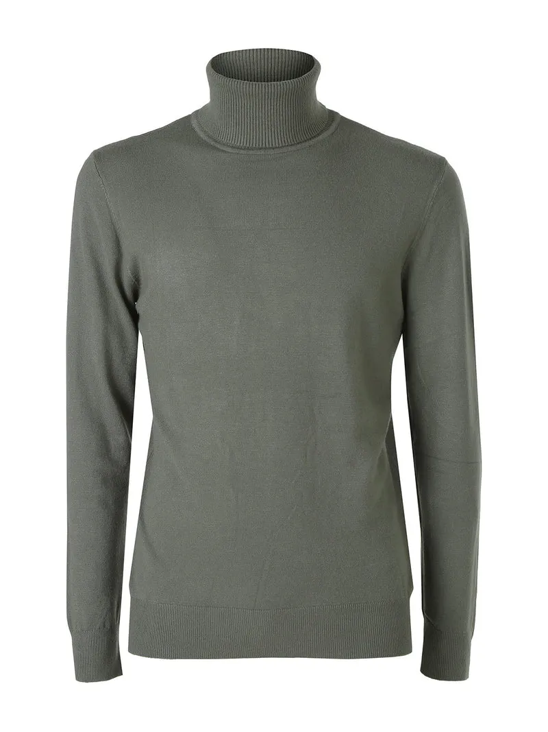 Maglia dolcevita da uomo - militare
